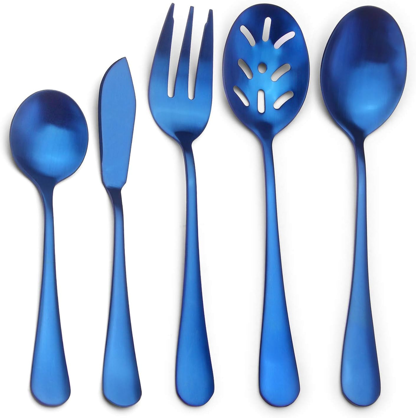 Matte Black Silverware Set, Satin Finish 20-Piece Stainless Steel Flatware Set,Kitchen Utensil Set Service for 4,Tableware Cutlery Set for Home and Restaurant, Dishwasher Safe